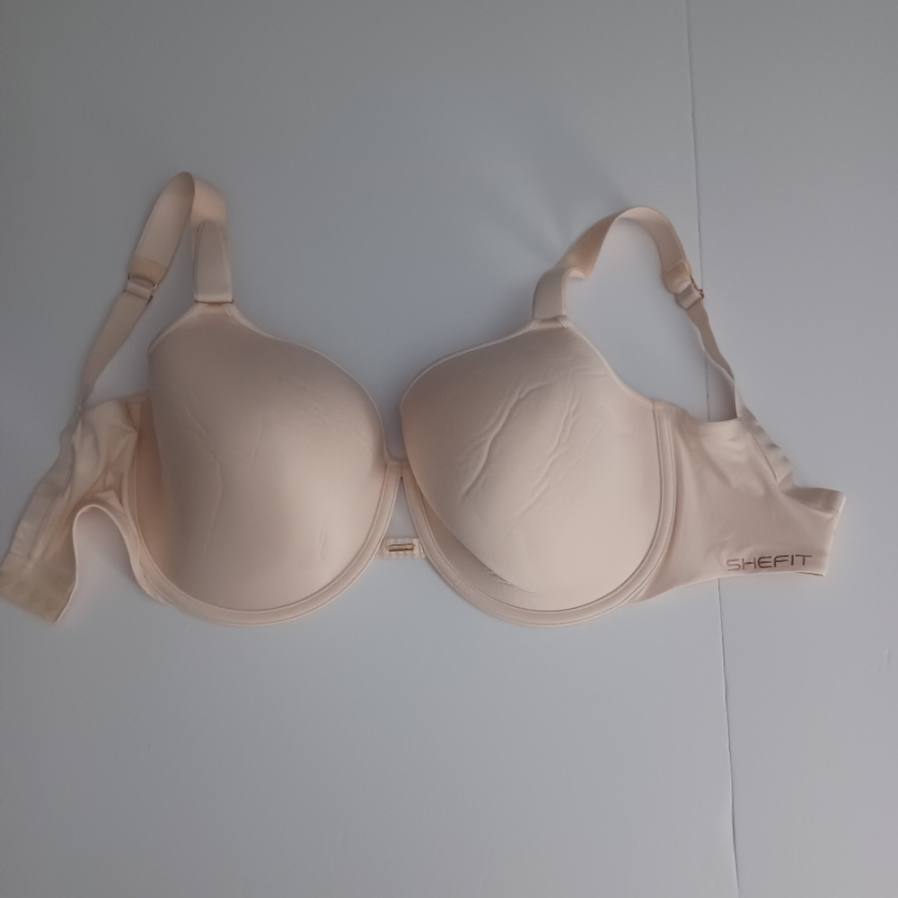 Shefit Pale Pink Adjustable Underwire Bra Sz 19